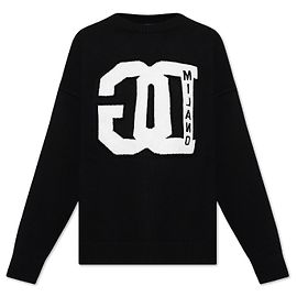 Dolce & Gabbana Sweater with embroidered logo Black