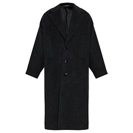 Dolce & Gabbana Wollmantel Grau Grau