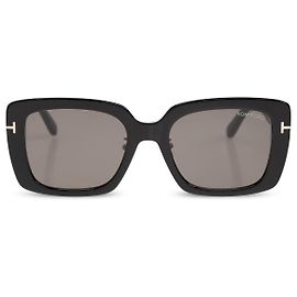 Tom Ford Square Acetate Sunglasses Black Black