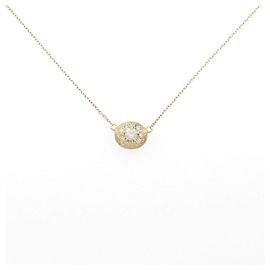 Autre Marque Collar de Diamantes Au750 Dorado