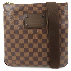 Louis Vuitton Brooklyn Pochette Plate Damier Brown