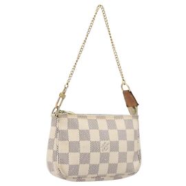LOUIS VUITTON Damier Azur Mini Pochette Accessoires Pouch N63005 LV Other