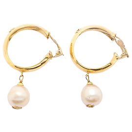 Pendientes de clip Chanel Coco Mark Dorado