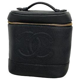 Chanel Vanity Bag Schwarz Schwarz