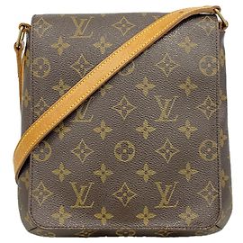 Borsa a tracolla Louis Vuitton Monogram Musette Salsa Marrone