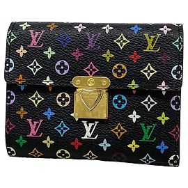 Louis Vuitton Tri-fold Wallet in Noir Black