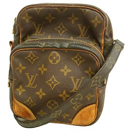 Bolso de hombro Louis Vuitton Monogram Amazon Castaño