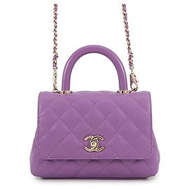 Chanel Matelassé Handtasche in Lila Lila