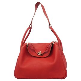 Hermès Hermes Lindy 32 Handtasche Rot