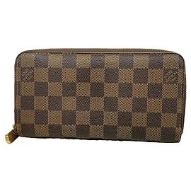 Cartera Louis Vuitton Damier Zippy en Ebene Damier ebene