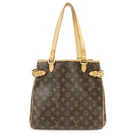 Louis Vuitton Batignolles Monogram Canvas Vertical Marrone
