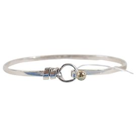 Autre Marque Bracelete Tiffany & Co. Hook and Eye Prata Dourado