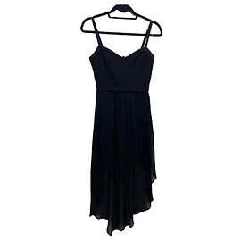 Bcbg Max Azria Robe plissée asymétrique noire BCBGMAXAZRIA Noir