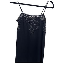 Autre Marque Jucca Black Lace Mini Dress Black