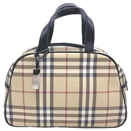 Borsa Burberry Nova Check Nero Rosso Beige