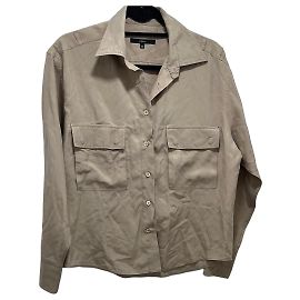 Camicia Gucci in cotone beige Beige