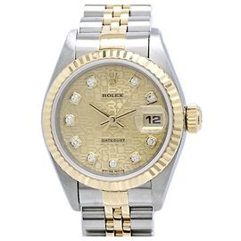 Relógio de pulso feminino Rolex Datejust 10P Diamond Outro