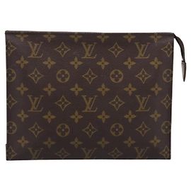 Necessaire Louis Vuitton Monogram Canvas 26 Marrone