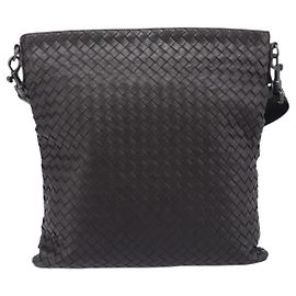 Bottega Veneta Messenger Flat Intrecciato Nappa Medium Nero