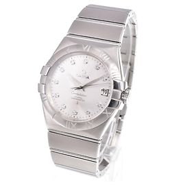 Omega Constellation Co-Axial Chronometer Automatic Stainless Steel with Diamond Markers 35 Altro