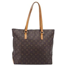 Louis Vuitton Cabas Mezzo Monogram Canvas GM Marrom