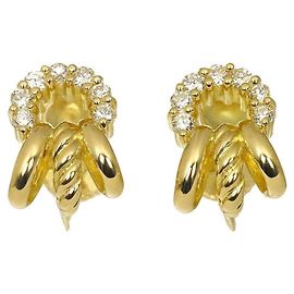 Céline Pendientes Celine 0.14ct de Diamantes en Oro Amarillo 18K Otro