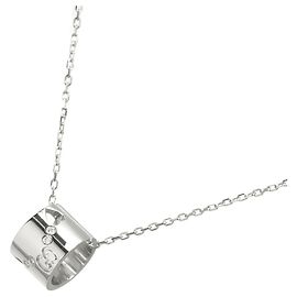Collar Gucci Icon de diamantes en oro blanco de 18K Otro