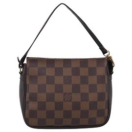 Louis Vuitton Trousse Make Up Damier Marrone