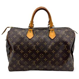 Louis Vuitton Speedy Monogram Canvas 35 Marrom