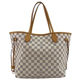 Louis Vuitton Neverfull Damier MM Blanc