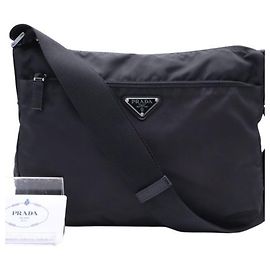 Borsa a tracolla Prada Vela Nero