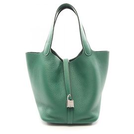 Hermès Hermes Picotin Lock MM Handbag Green