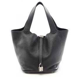Hermès Hermes Picotin Lock MM Handbag Black