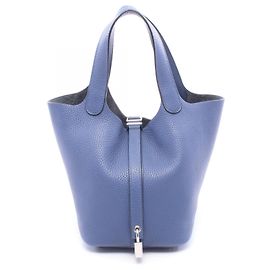 Hermès Borsa Hermes Picotin Lock PM Blu