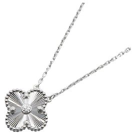 Collana Vintage Alhambra Van Cleef & Arpels Argento Altro