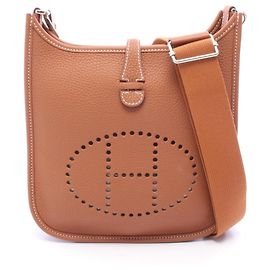 Hermès Hermes Evelyne 23 Gold Shoulder Bag Brown