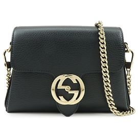 Gucci Interlocking Leather Small Nero