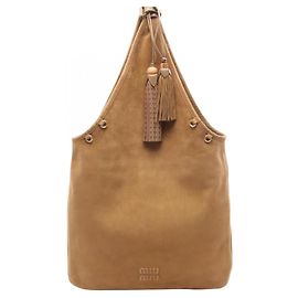Miu Miu Brown Suede Handbag/Shoulder Bag Brown