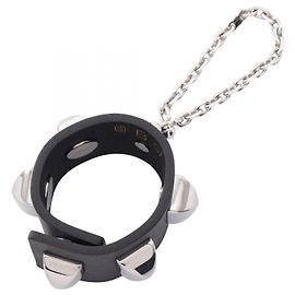 Hermès Hermes Rivale Charm Accessory Black Silvery