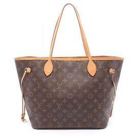 Saco Tote Louis Vuitton Neverfull MM Marrom