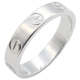 Anillo Cartier Mini Love en oro blanco de 18K Dorado