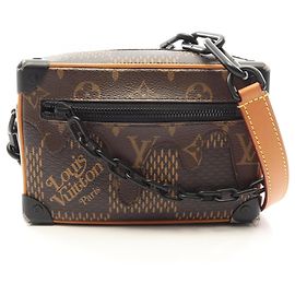 Louis Vuitton NIGO Mini Soft Trunk Shoulder Bag Marron Damier ebène
