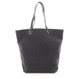 Sac cabas Gucci GG Canvas Noir