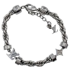 Pulseira com pingentes prateada Louis Vuitton Prata