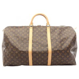 Louis Vuitton Keepall 60 Boston Bag Marrone