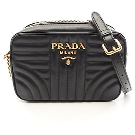 Borsa a tracolla Prada Soft Calf Impun Nero