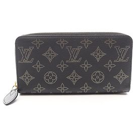 Carteira Zippy Louis Vuitton em couro Monogram preto Preto Monograma