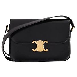 Céline Sac à bandoulière Triomphe noir Noir