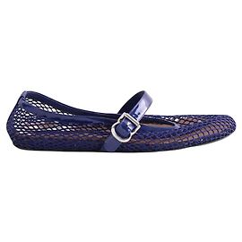 Alaïa Ballerinas in Marineblau Marineblau