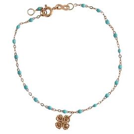 Autre Marque Bracciale Lucky Trèfle dorato D'oro